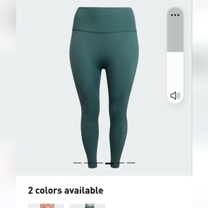 Adidas 11 Honore plus size green leggings size 4x